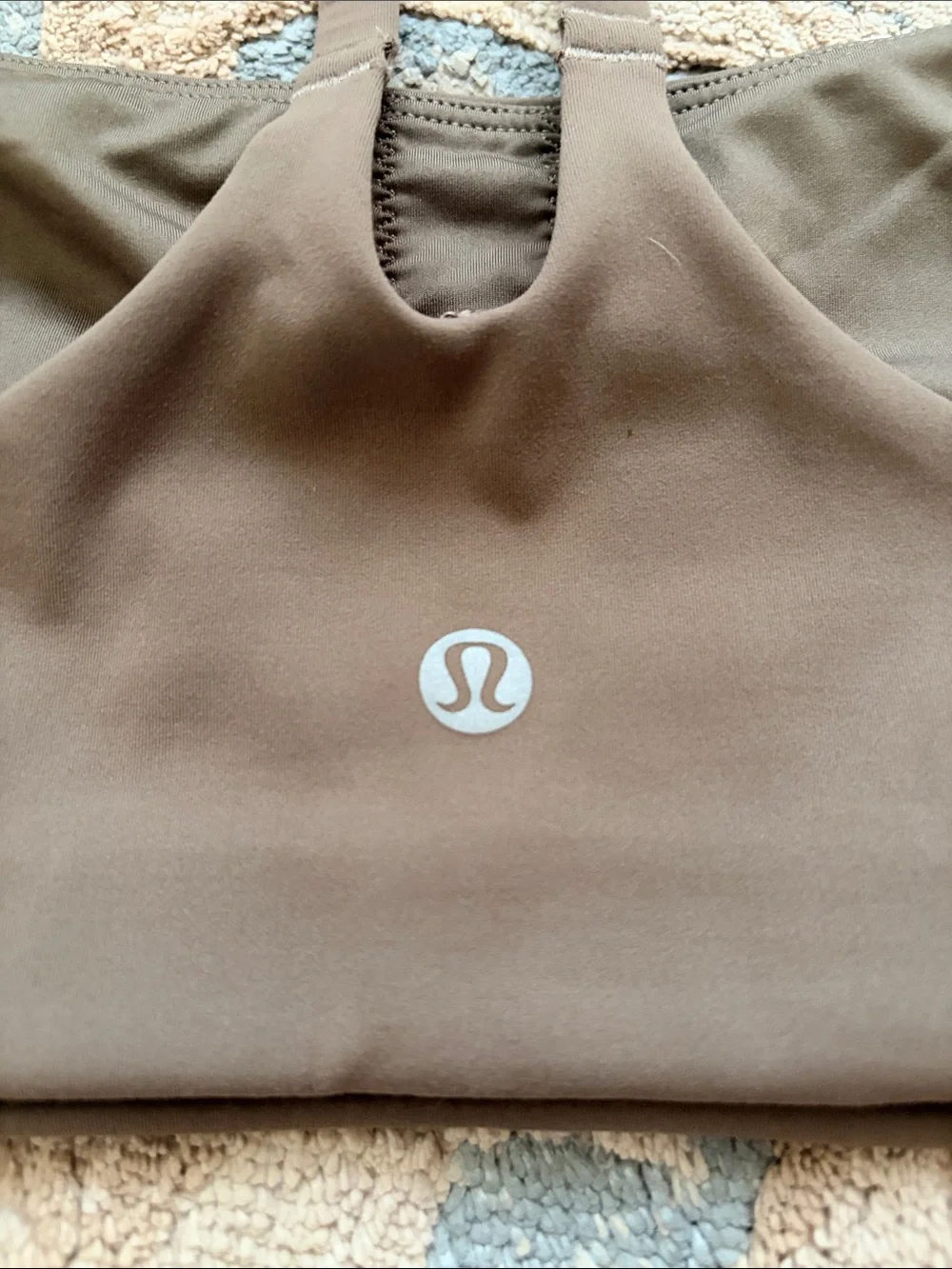 lululemon athletica Olive Brown Seamless Light Support Sports Bra